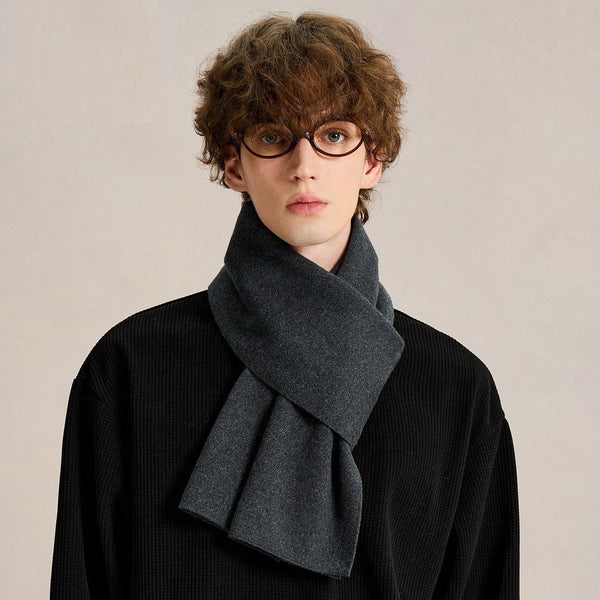 Casual Fashion Scarf for Men, Men's Cashmere Scarf Winter, Soft Wool Scarf for Men, Men's Winter Scarf, Business Formal Men Scarf Styles, Wool Scarf for Gentleman-Grace Painting Crafts