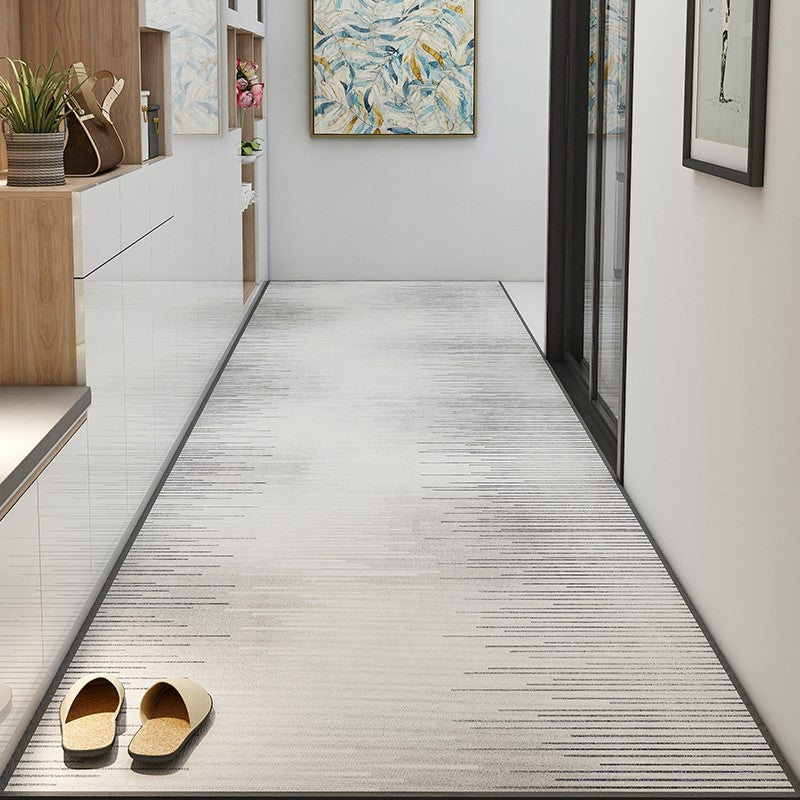 Entrance Hallway Runners, Simple Modern Long Hallway Runners, Low Profile Carpet Runner, Durable Corridor Rug, Minimalist Entry Mat