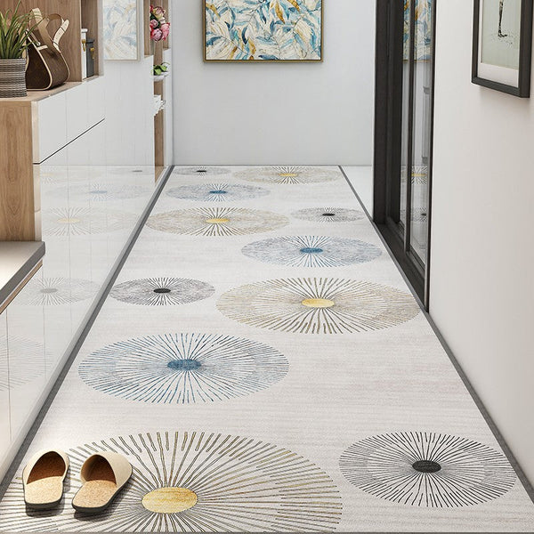 Modern Extra Long Hallway Runners, Easy Care Kitchen Runner Rugs, Stain-resistant Non Slip Entryway Runner Rug Ideas, Long Hallway Runners, Long Narrow Runner Rugs, Entrance Hallway Runners-Grace Painting Crafts