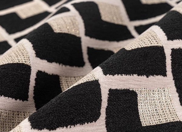 Black Chequer Modern Sofa Throw Pillows, Abstract Contemporary Throw Pillow for Living Room, Large Decorative Throw Pillows for Couch-Grace Painting Crafts