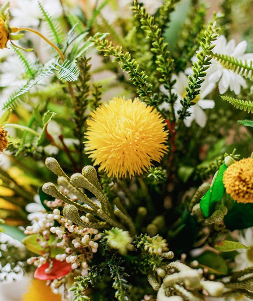 Beautiful Modern Artificial Flowers for Dining Room Table, Dandelion, Wheat Branch, Eucalyptus Globulus, Unique Flower Arrangement for Home Decoration-Grace Painting Crafts