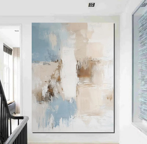 Hand Painted Acrylic Painting, Extra Large Paintings for Living Room, Oversized Wall Art Paintings, Modern Abstract Painting-Grace Painting Crafts