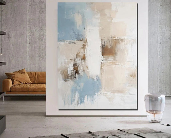 Hand Painted Acrylic Painting, Extra Large Paintings for Living Room, Oversized Wall Art Paintings, Modern Abstract Painting-Grace Painting Crafts