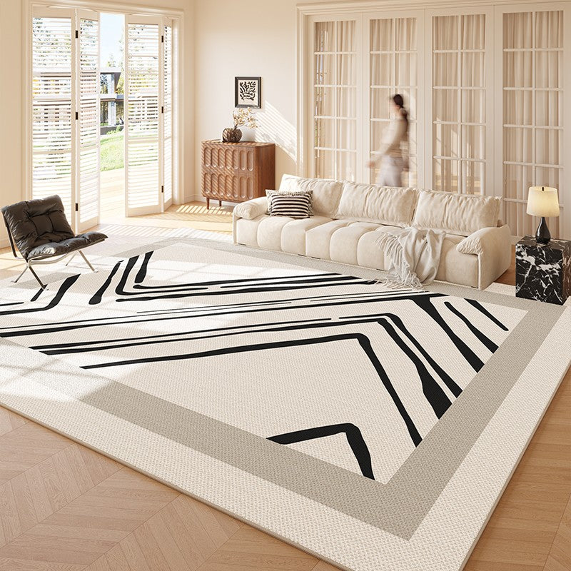 Large Modern Rugs in Living Room, Modern Rugs under Sofa, Modern Rugs for Office, Abstract Contemporary Rugs for Bedroom, Dining Room Floor Carpets-Grace Painting Crafts