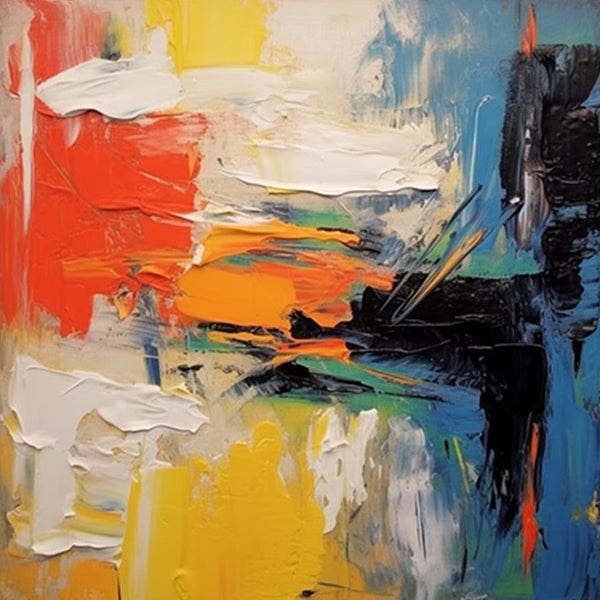 Extra Large Wall Art Paintings, Acrylic Painting for Dining Room, Modern Contemporary Abstract Artwork, Palette Knife Painting, Heavy Texutre Wall Art-Grace Painting Crafts