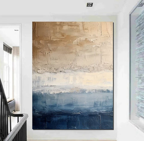 Huge Canvas Painting, Simple Painting Ideas, Living Room Wall Art Paintings, Modern Canvas Painting for Bedroom, Extra Large Paintings on Canvas-Grace Painting Crafts