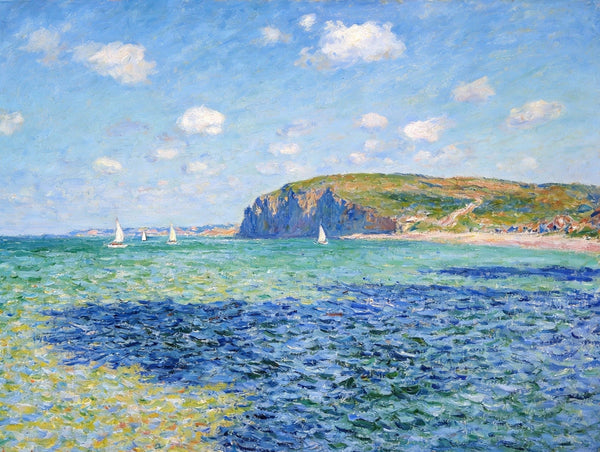 Hand Painted Canvas Art, A Bay Caressed by the Breeze, Landscape Wall Art Paintings, Original Oil Paintings, Small Landscape Paintings, On Canvas Small Paintings-Grace Painting Crafts