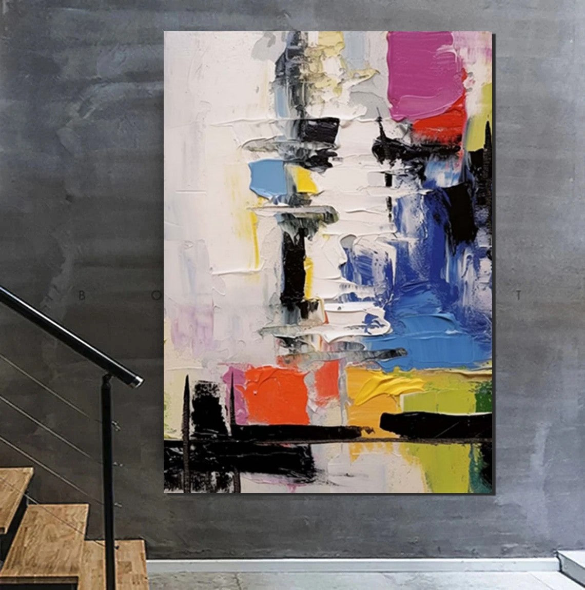 Wall Art Paintings, Simple Modern Art, Buy Paintings Online, Simple Abstract Painting, Large Paintings for Bedroom-Grace Painting Crafts