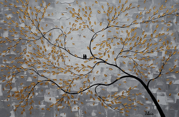 Large Art, Original Painting, Canvas Art, Abstract Painting, Abstract Art, Original Art, Wall Art, Canvas Painting, Love Birds Painting, Wedding Gift-Grace Painting Crafts