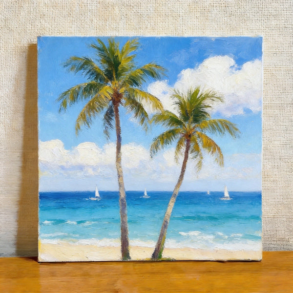Small Canvas Wall Art Paintings, Hand Painted Canvas Art, Original Landscape Paintings, Original Oil Paintings, Buy Small Paintings Online-Grace Painting Crafts