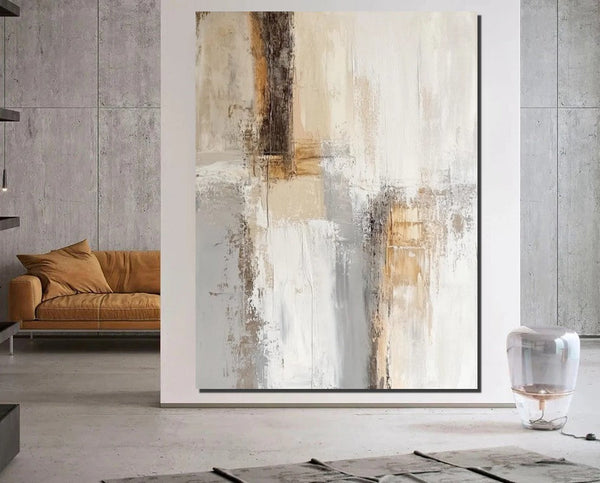 Modern Canvas Painting, Contemporary Acrylic Wall Art Ideas, Large Abstract Paintings, Large Paintings for Living Room, Simple Modern Art-Grace Painting Crafts