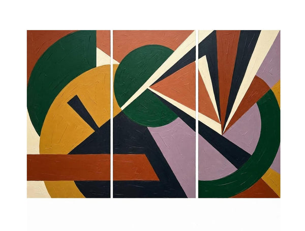 Hand Painted Canvas Art, Multi Panel Wall Painting, Modern Contemporary Paintings, Original Geometric Abstract Paintings