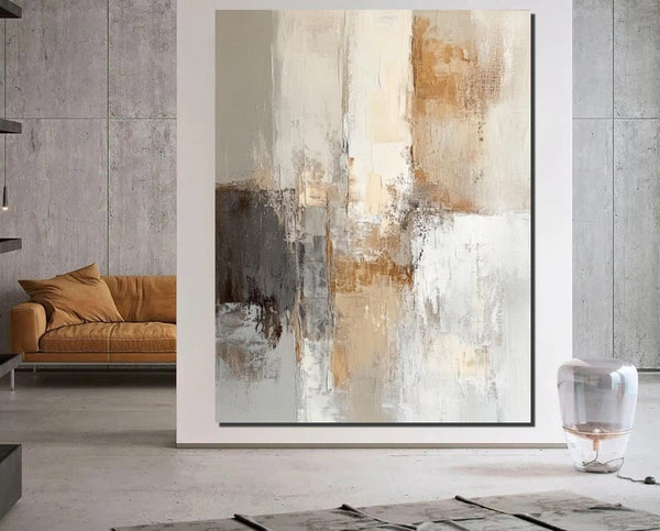 Contemporary Acrylic Wall Art Ideas, Large Abstract Paintings, Modern Canvas Painting, Large Paintings for Living Room, Simple Modern Art-Grace Painting Crafts