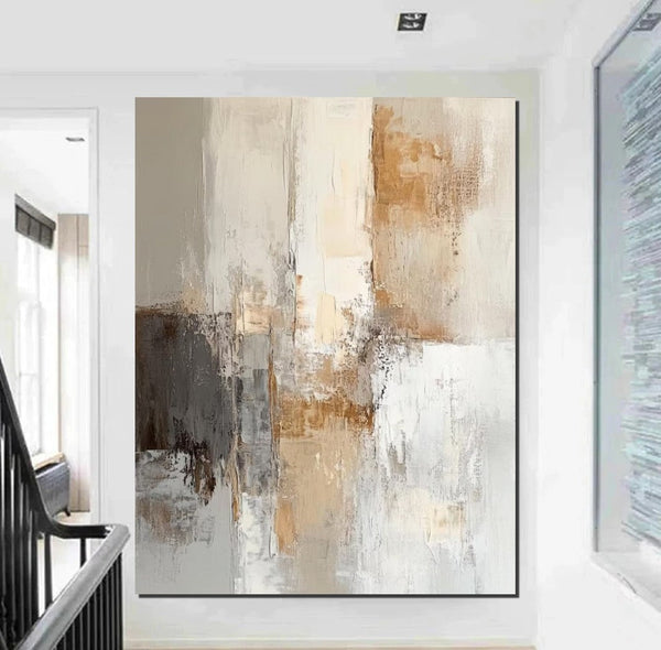 Contemporary Acrylic Wall Art Ideas, Large Abstract Paintings, Modern Canvas Painting, Large Paintings for Living Room, Simple Modern Art-Grace Painting Crafts