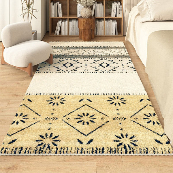 Abstract Contemporary Runner Rugs for Living Room, Hallway Runner Rugs, Thick Modern Runner Rugs Next to Bed, Bathroom Runner Rugs, Kitchen Runner Rugs-Grace Painting Crafts