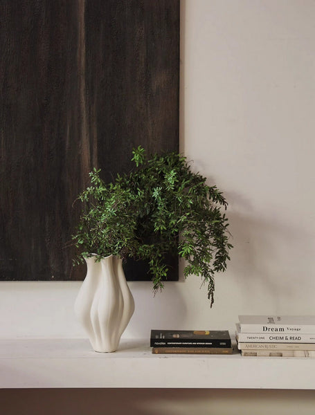 Large Porcelain Vases for Modern Home Decor, Unique Handmade Modern Flower Vase, Centerpiece Ceramic Bouquet Vases, Contemporary Vases on Dining Table-Grace Painting Crafts