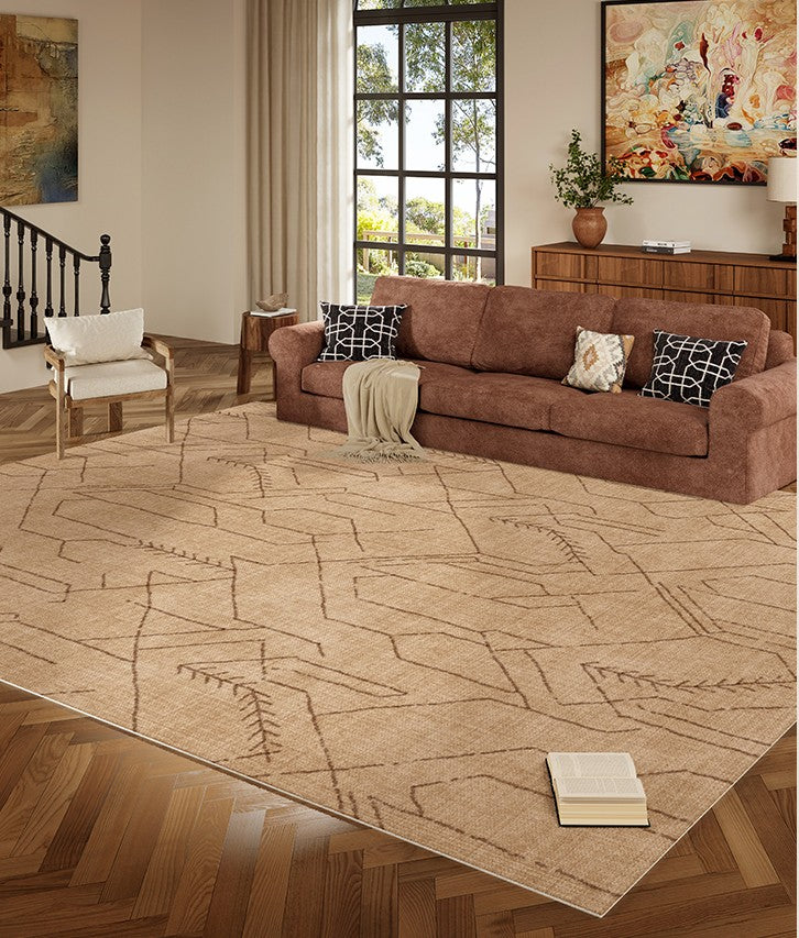 Geometric Contemporary Rugs for Dining Room, Bedroom Floor Rugs, Extra Large Modern Rugs for Living Room, Oversized Modern Rug for Living Room-Grace Painting Crafts