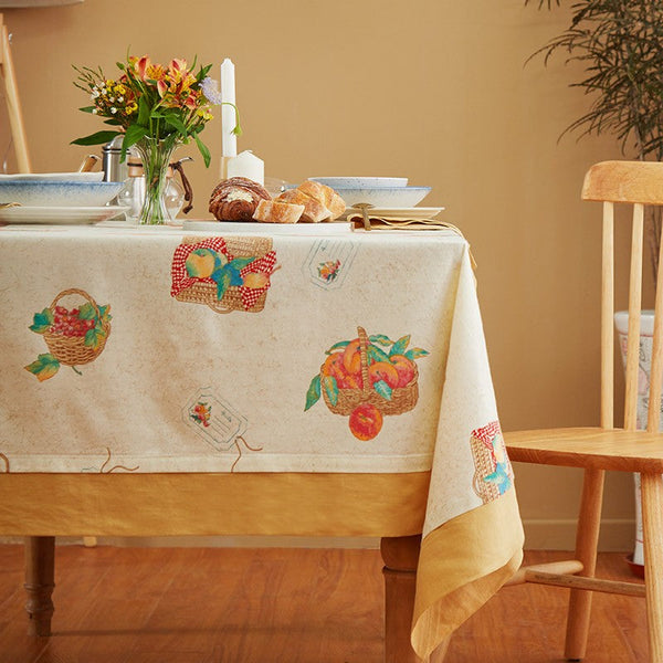 Extra Large Modern Table Cloths for Dining Room, Kitchen Rectangular Table Covers, Square Tablecloth for Round Table, Wedding Tablecloth, Farmhouse Cotton Table Cloth-Grace Painting Crafts