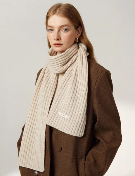 Modern Wool Scarf for Women, Casual Scarf for Women, Winter Wool Scarf, Unique Christmas Gift for Girl, Cold Weather Scarves, Soft Wool Scarf for Women-Grace Painting Crafts