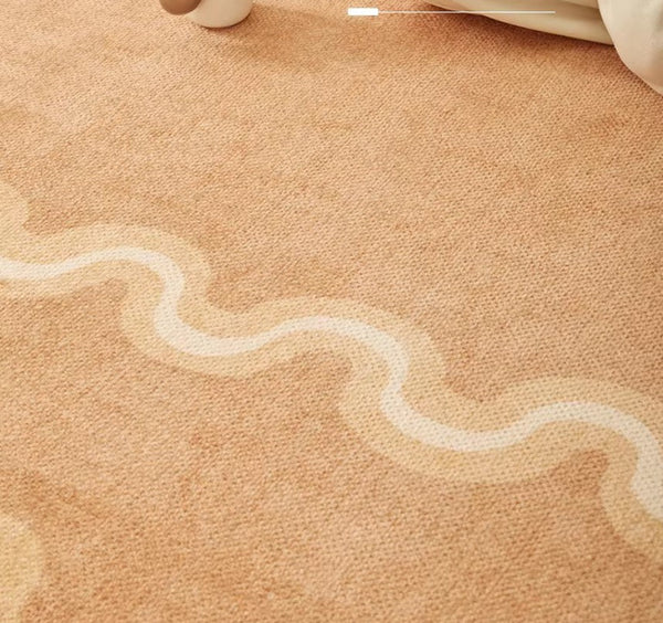 Large Modern Rugs for Living Room, Bedroom Modern Rugs, Dining Room Geometric Modern Rugs, Cream Color Contemporary Modern Rugs-Grace Painting Crafts