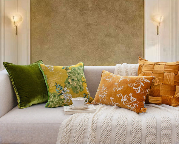 Unique Decorative Pillows for Bedroom, Modern Decorative Pillows for Couch, Decorative Cushion Covers, Decorative Pillow Arrangement Ideas for Interior Design-Grace Painting Crafts