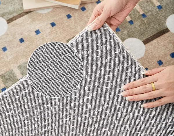 Contemporary Area Rugs for Dining Room, Large Modern Rugs for Living Room, Mid Century Modern Rugs for Bedroom-Grace Painting Crafts