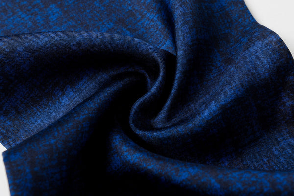 Luxury Blue Silk Neck Scarf, Silk Scarf For Suit, Formal Wear Silk Scarf, Silk Ascot For Men, British Style Long Scarf, Business Silk Scarf Men, Mens Spring Autumn Scarf, Lightweight Silk Scarf Men-Grace Painting Crafts