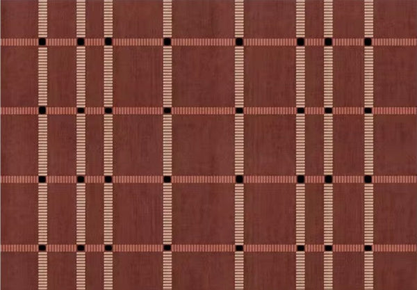 Contemporary Modern Carpets Next to Bed, Abstract Red Rugs for Living Room, Mid Century Area Rugs, Red Modern Rugs under Dining Room Table-Grace Painting Crafts