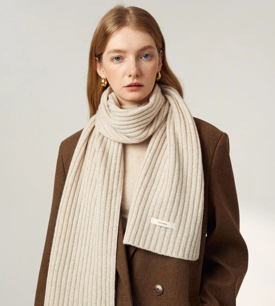Modern Wool Scarf for Women, Casual Scarf for Women, Winter Wool Scarf, Unique Christmas Gift for Girl, Cold Weather Scarves, Soft Wool Scarf for Women-Grace Painting Crafts