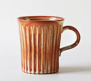 Large Capacity Coffee Cup, Cappuccino Coffee Mug, Handmade Pottery Coffee Cup, Large Tea Cup-Grace Painting Crafts