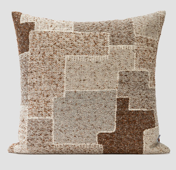 Large Square Modern Throw Pillows for Couch, Contemporary Modern Sofa Pillows for Bedroom, Simple Decorative Throw Pillows, Large Throw Pillow for Interior Design-Grace Painting Crafts