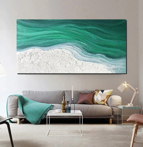Modern Canvas Paintings for Bedroom, Extra Large Paintings for Living Room, Abstract Wall Art Paintings, Simple Modern Art, Abstract Landscape Paintings-Grace Painting Crafts