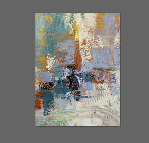 Large Painting Behind Couch, Buy Abstract Painting Online, Simple Modern Art, Living Room Wall Art Paintings, Acrylic Abstract Paintings Behind Sofa-Grace Painting Crafts