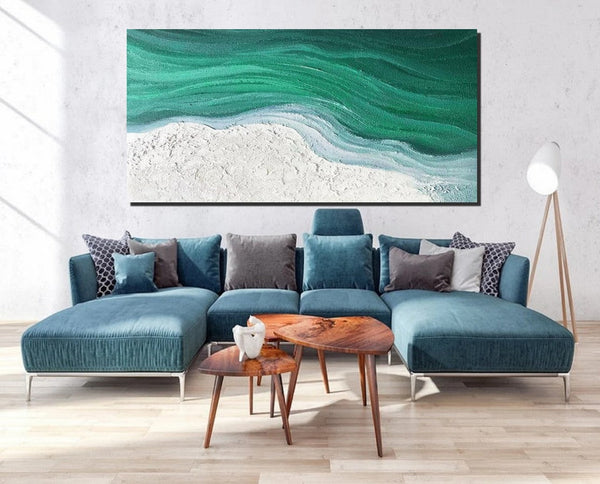 Modern Canvas Paintings for Bedroom, Extra Large Paintings for Living Room, Abstract Wall Art Paintings, Simple Modern Art, Abstract Landscape Paintings-Grace Painting Crafts