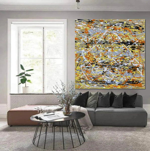 Contemporary Wall Art Paintings, Acrylic Paintings for Living Room, Bedroom Wall Art Paintings, Large Simple Modern Art, Abstract Acrylic Painting-Grace Painting Crafts