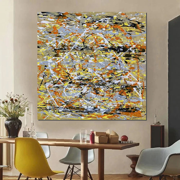 Contemporary Wall Art Paintings, Acrylic Paintings for Living Room, Bedroom Wall Art Paintings, Large Simple Modern Art, Abstract Acrylic Painting-Grace Painting Crafts