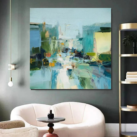 Abstract Wall Art on Canvas, Modern Paintings for Bedroom, Hand Painted Canvas Art, Contemporary Art on Canvas, Original Acrylic Paintings-Grace Painting Crafts