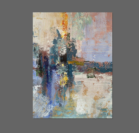 Living Room Acrylic Painting, Modern Wall Art Ideas for Dining Room, Large Canvas Painting, Contemporary Painting, Large Paintings for Bedroom-Grace Painting Crafts