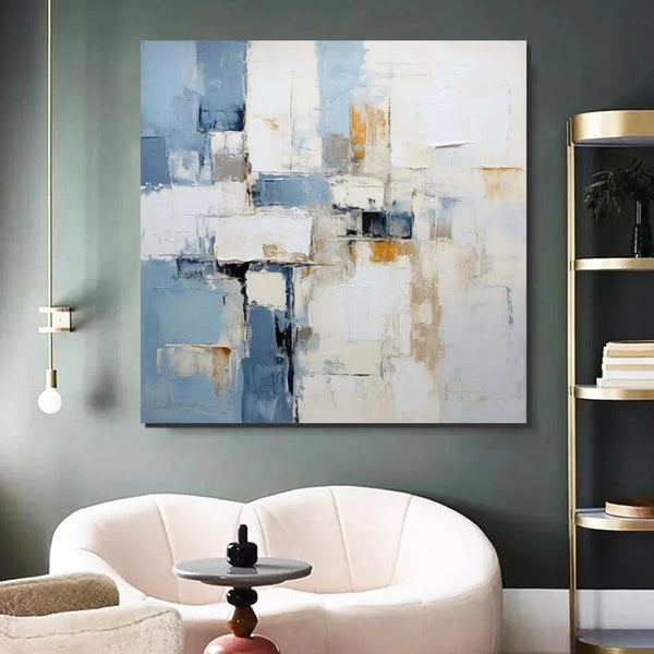 Modern Contemporary Artwork, Buy Paintings Online, Heavy Texture Canvas Art, Abstract Acrylic Paintings for Living Room, Oversized Large Wall Art-Grace Painting Crafts