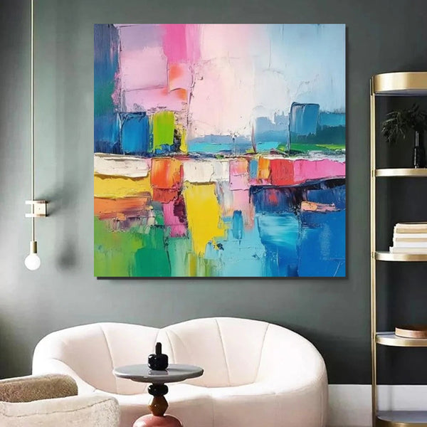Living Room Large Wall Art, Modern Paintings for Bedroom, Heavy Texture Canvas Art, Contemporary Art on Canvas, Heavy Texture Paintings, Original Art Paintings-Grace Painting Crafts