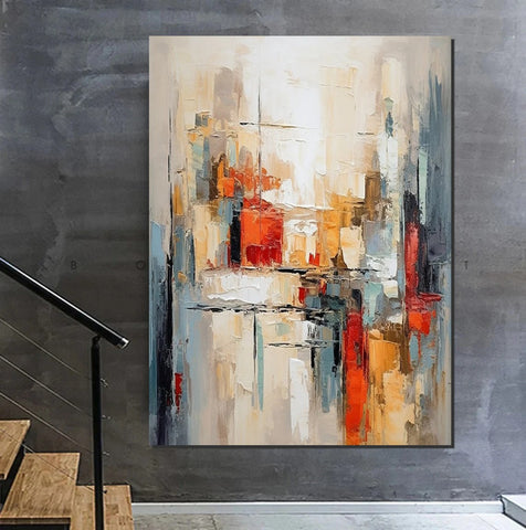 Large Wall Art for Living Room, Contemporary Canvas Art, Modern Paintings for Bedroom, Hand Painted Wall Art, Original Abstract Paintings-Grace Painting Crafts