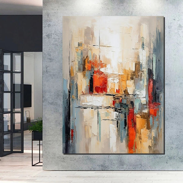 Large Wall Art for Living Room, Contemporary Canvas Art, Modern Paintings for Bedroom, Hand Painted Wall Art, Original Abstract Paintings-Grace Painting Crafts