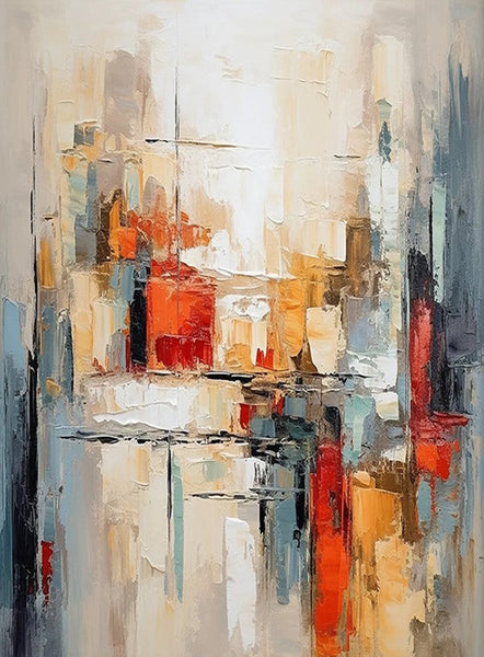 Large Wall Art for Living Room, Contemporary Canvas Art, Modern Paintings for Bedroom, Hand Painted Wall Art, Original Abstract Paintings-Grace Painting Crafts