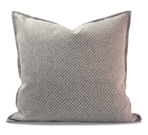 Simple Decorative Throw Pillows, Large Throw Pillow for Interior Design, Large Gray Square Modern Throw Pillows for Couch, Contemporary Modern Sofa Pillows-Grace Painting Crafts