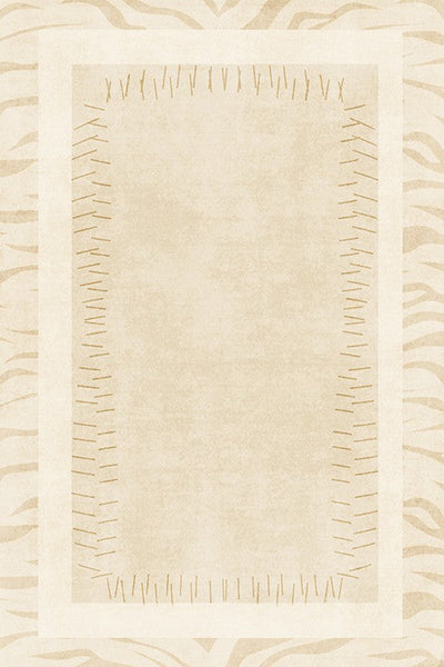 Modern Rugs for Dining Room, Cream Modern Carpets for Living Room, Soft Contemporary Rugs for Bedroom, Mid Century Modern Rugs Next to Bed-Grace Painting Crafts