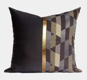 Modern Pillows for Living Room, Black Decorative Modern Pillows for Couch, Modern Sofa Pillows Covers, Modern Sofa Cushion-Grace Painting Crafts