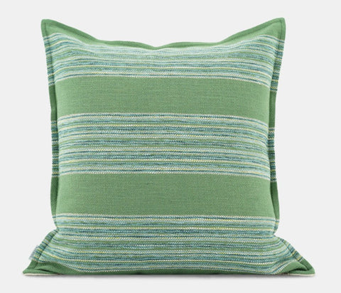 Green Modern Sofa Pillows for Couch, Contemporary Decorative Pillow Covers, Large Decorative Pillows for Living Room-Grace Painting Crafts