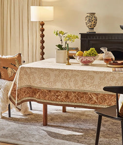 Flower Farmhouse Table Covers, Square Tablecloth for Round Table, Extra Large Modern Rectangular Tablecloth for Dining Room Table, Mid Century Tablecloth for Living Room-Grace Painting Crafts