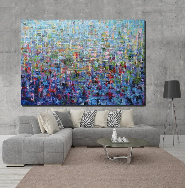 Canvas Painting for Living Room, Large Paintings for Sale, Simple Modern Art, Extra Large Wall Art Painting, Modern Contemporary Abstract Artwork-Grace Painting Crafts