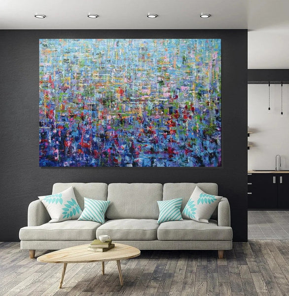Canvas Painting for Living Room, Large Paintings for Sale, Simple Modern Art, Extra Large Wall Art Painting, Modern Contemporary Abstract Artwork-Grace Painting Crafts